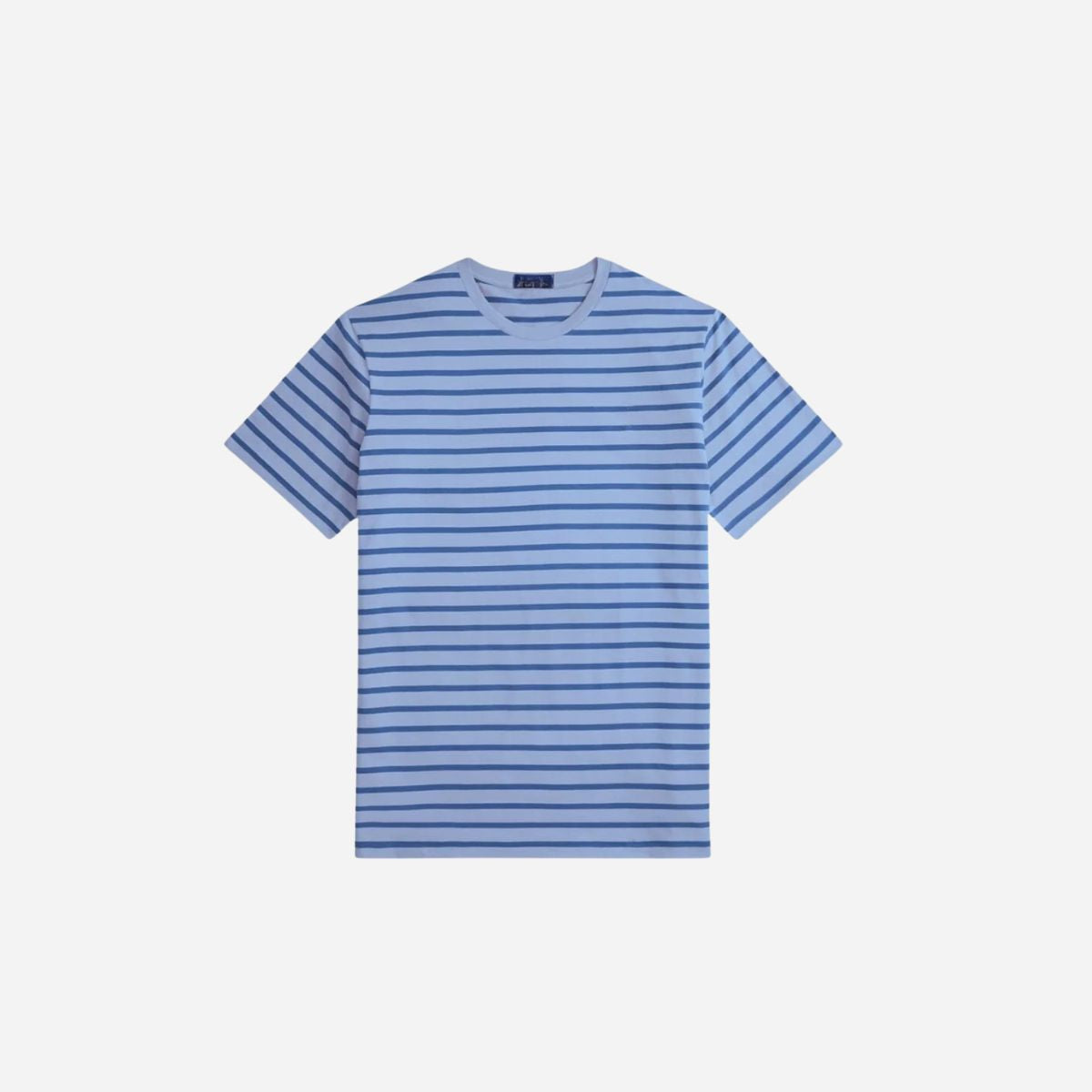 Striped Jersey Crewneck T-Shirt