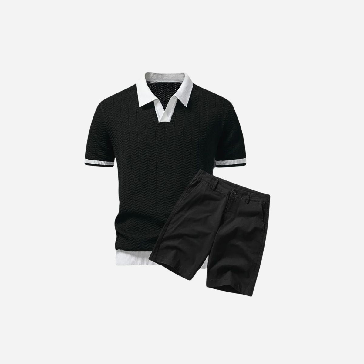 Old Money Polo Shirt + Shorts Set