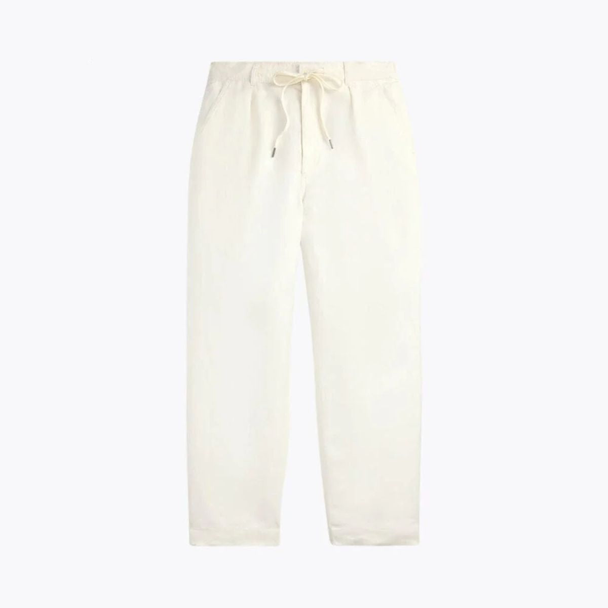 Lateef Relaxed Fit Pleated Linen Pant