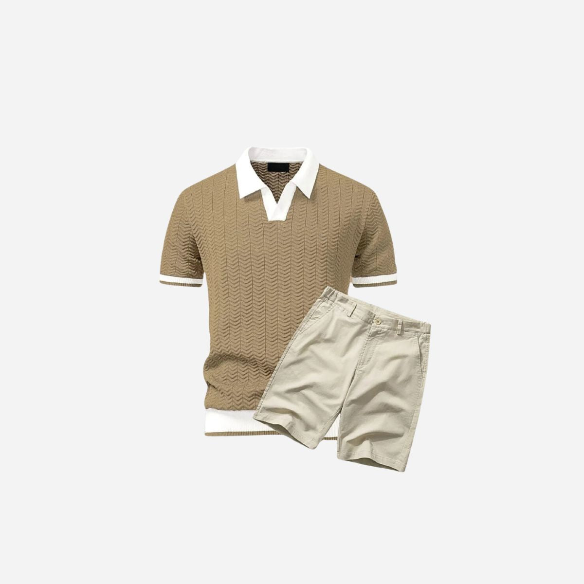 Old Money Polo Shirt + Shorts Set
