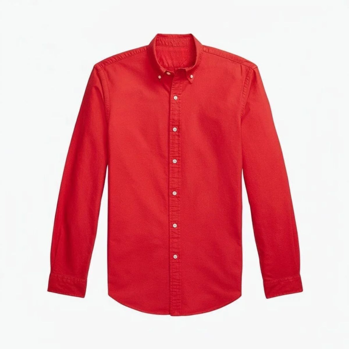 Slim Fit Garment-Dyed Oxford Shirt
