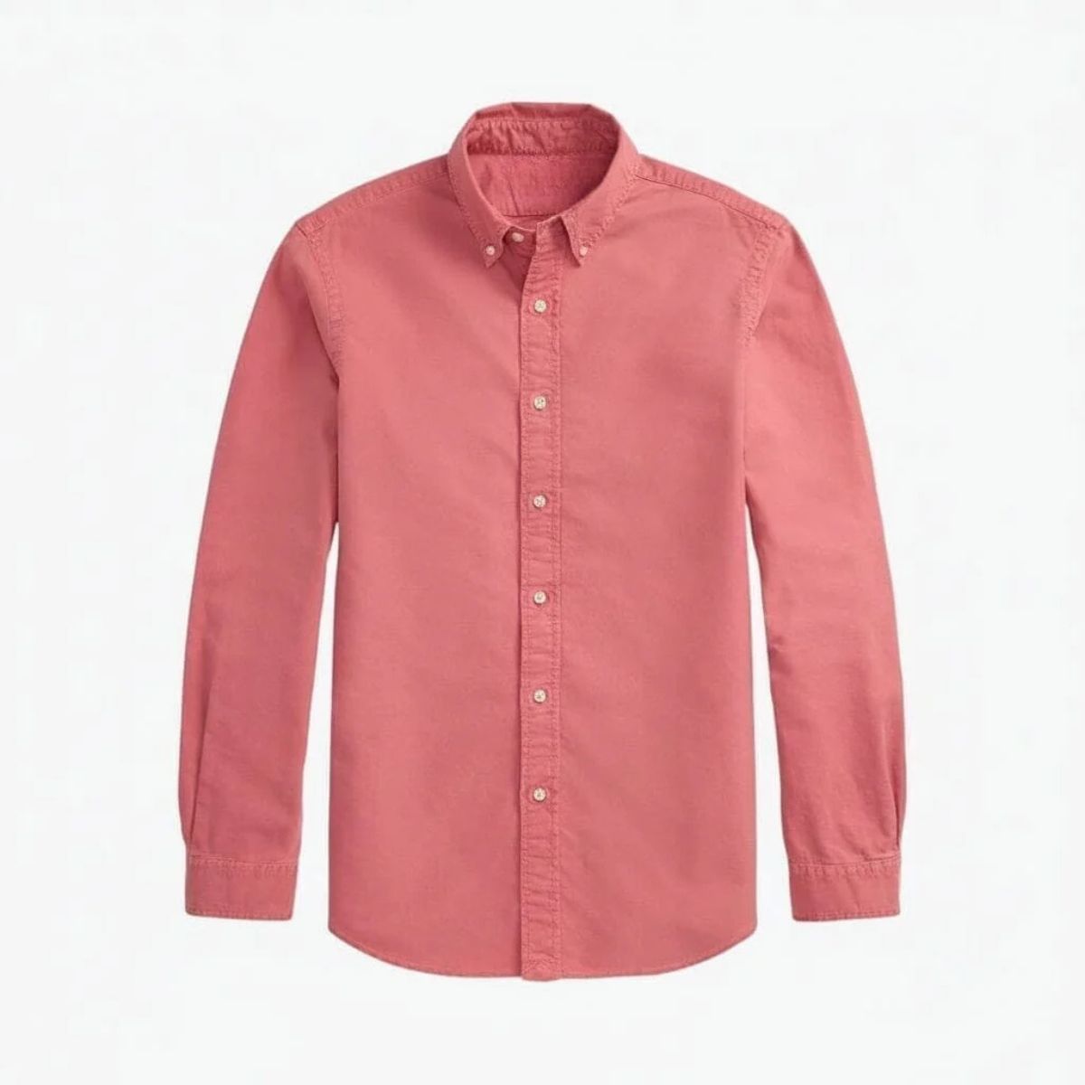 Slim Fit Garment-Dyed Oxford Shirt