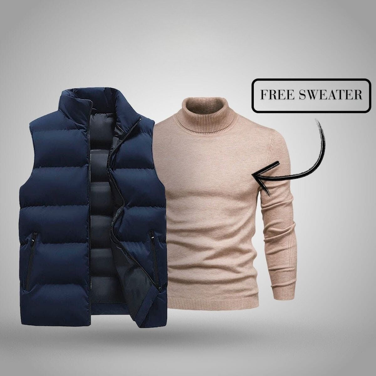 Vest + Exclusive Free Sweater (CLEARANCE)